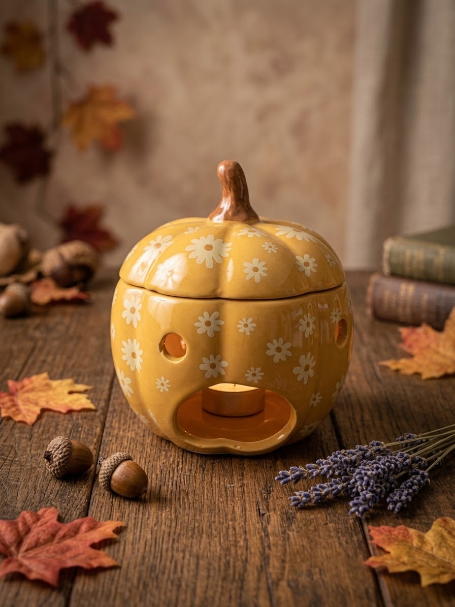 Brûle parfum « GROOVY FLORAL PUMPKIN »