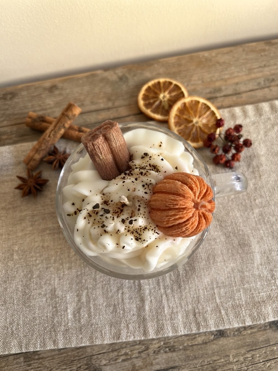 Bougie chantilly gourmande : Spiced Pumpkin