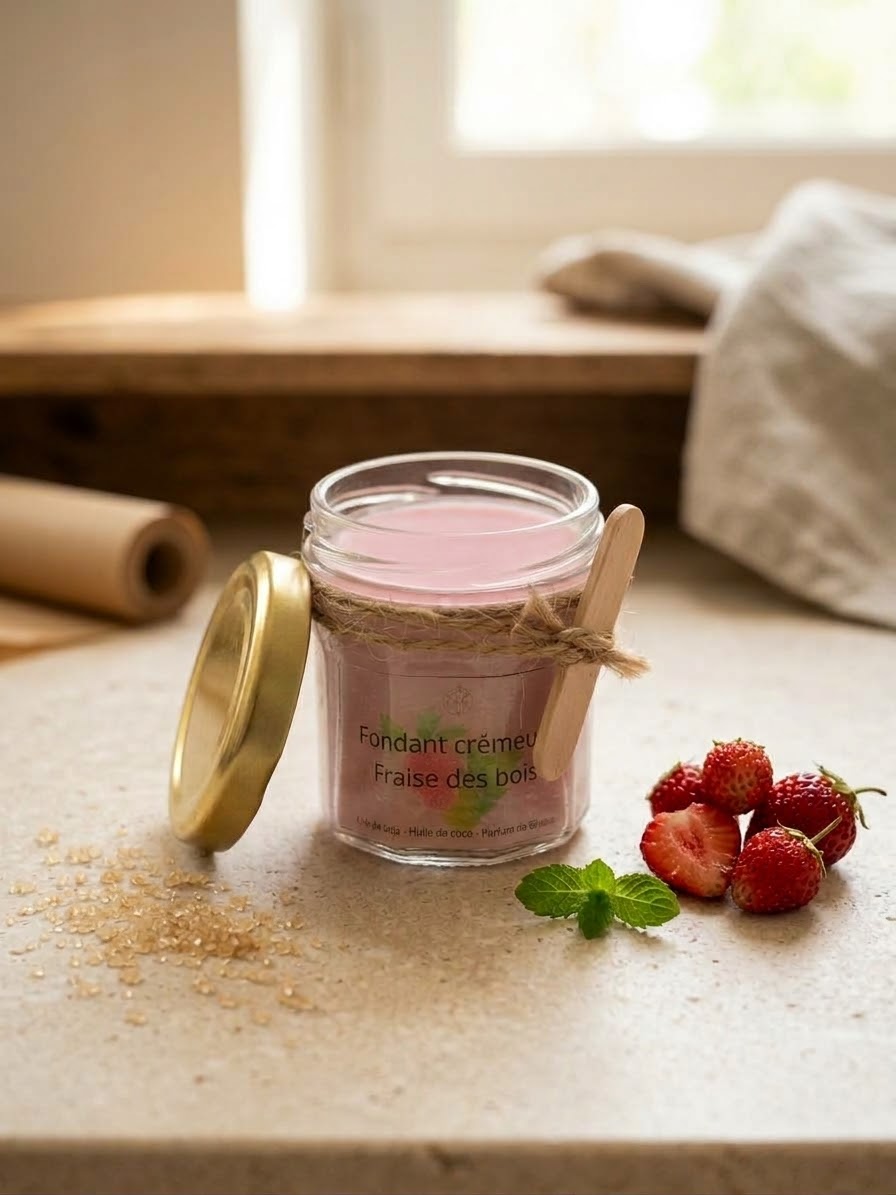 Fondant crémeux - Fraise des bois