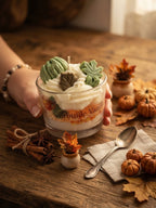 Bougie chantilly gourmande - Citrouille Vanillé