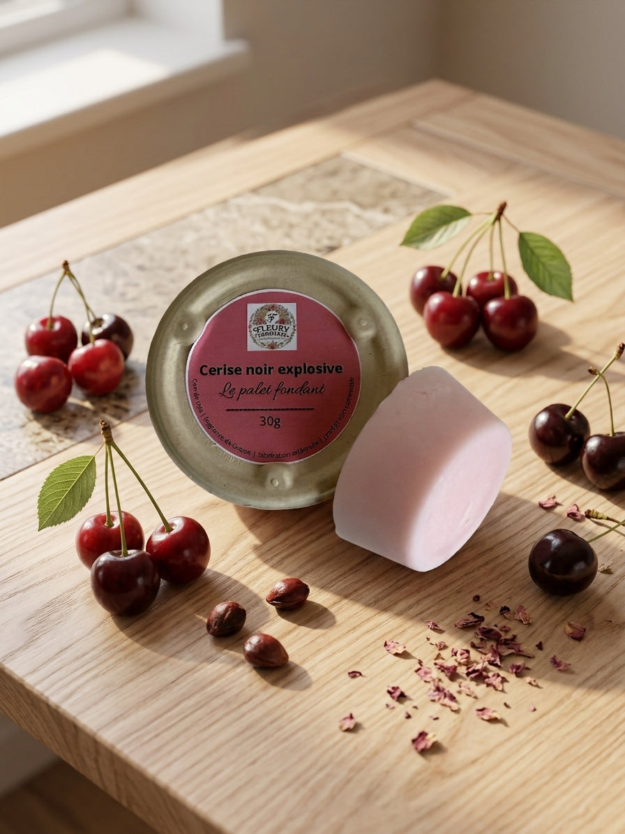Le palet fondant - Cerise noir explosive