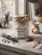 Bougie Parfumée - Macaron vanille