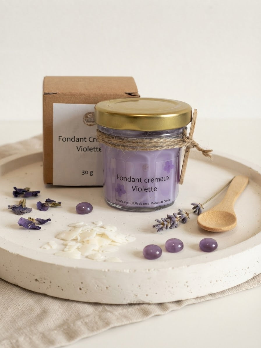 Fondant crémeux - Violette