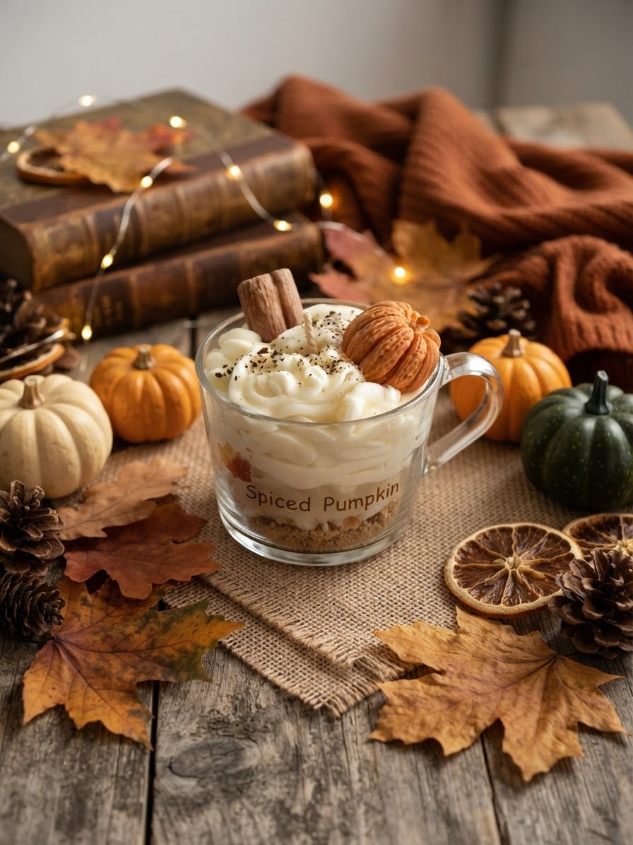 Bougie chantilly gourmande : Spiced Pumpkin
