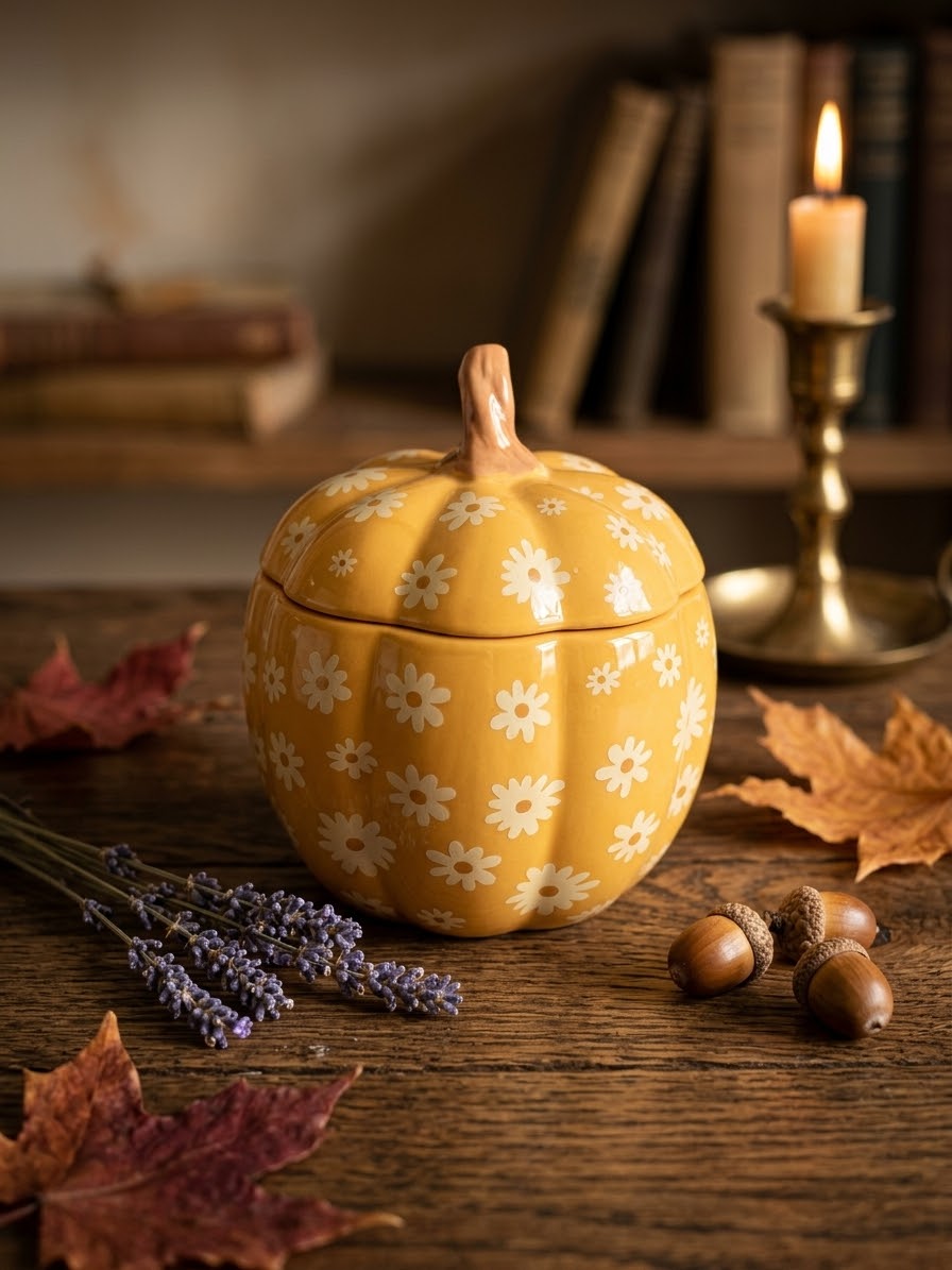 Brûle parfum « GROOVY FLORAL PUMPKIN »