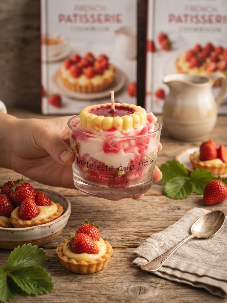 Bougie gourmande - Fraise des bois