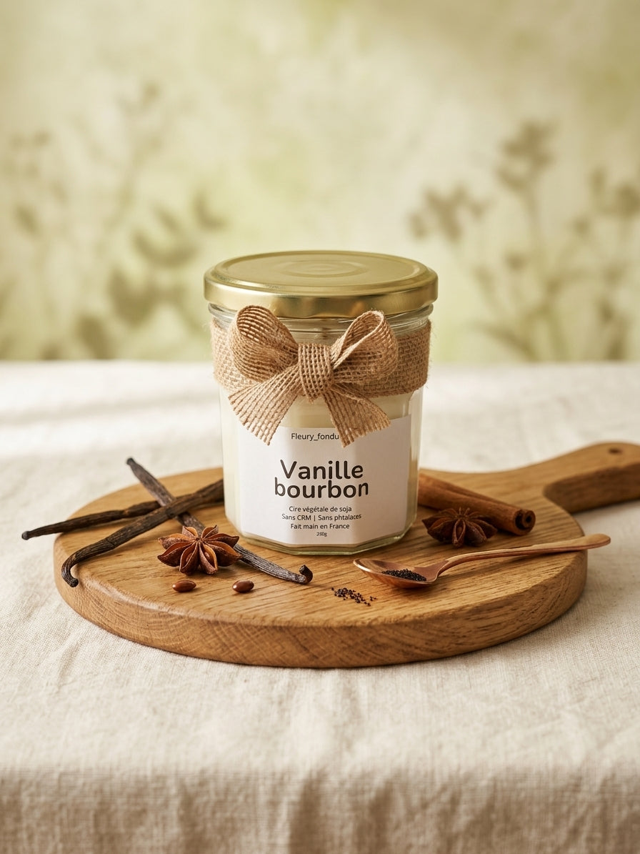 Vanille bourbon - Bougie parfumée