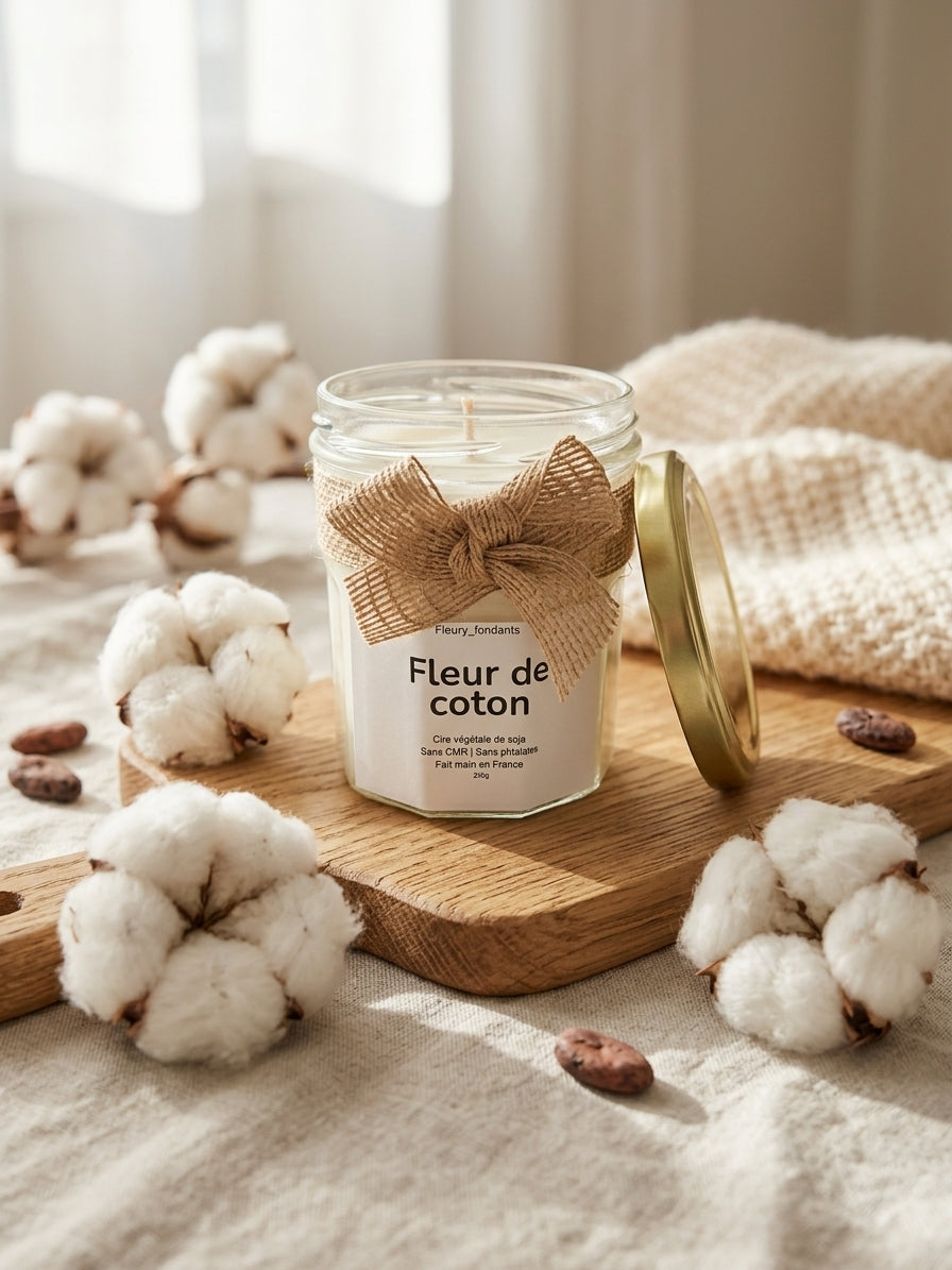 Fleur de coton - Bougie parfumée