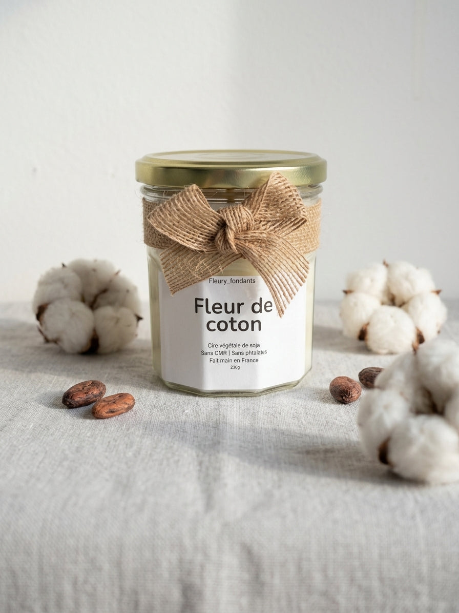 Fleur de coton - Bougie parfumée