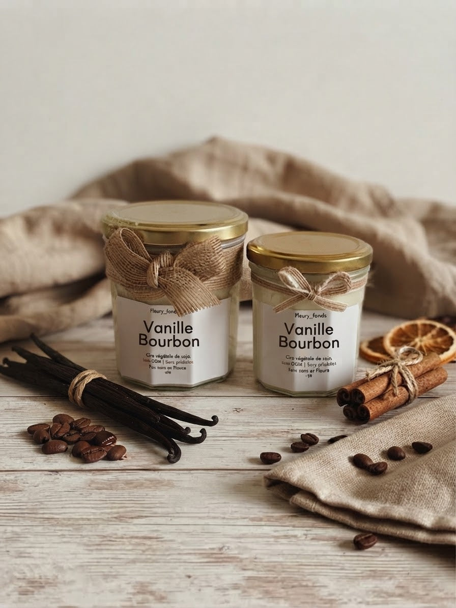 Vanille bourbon - Bougie parfumée