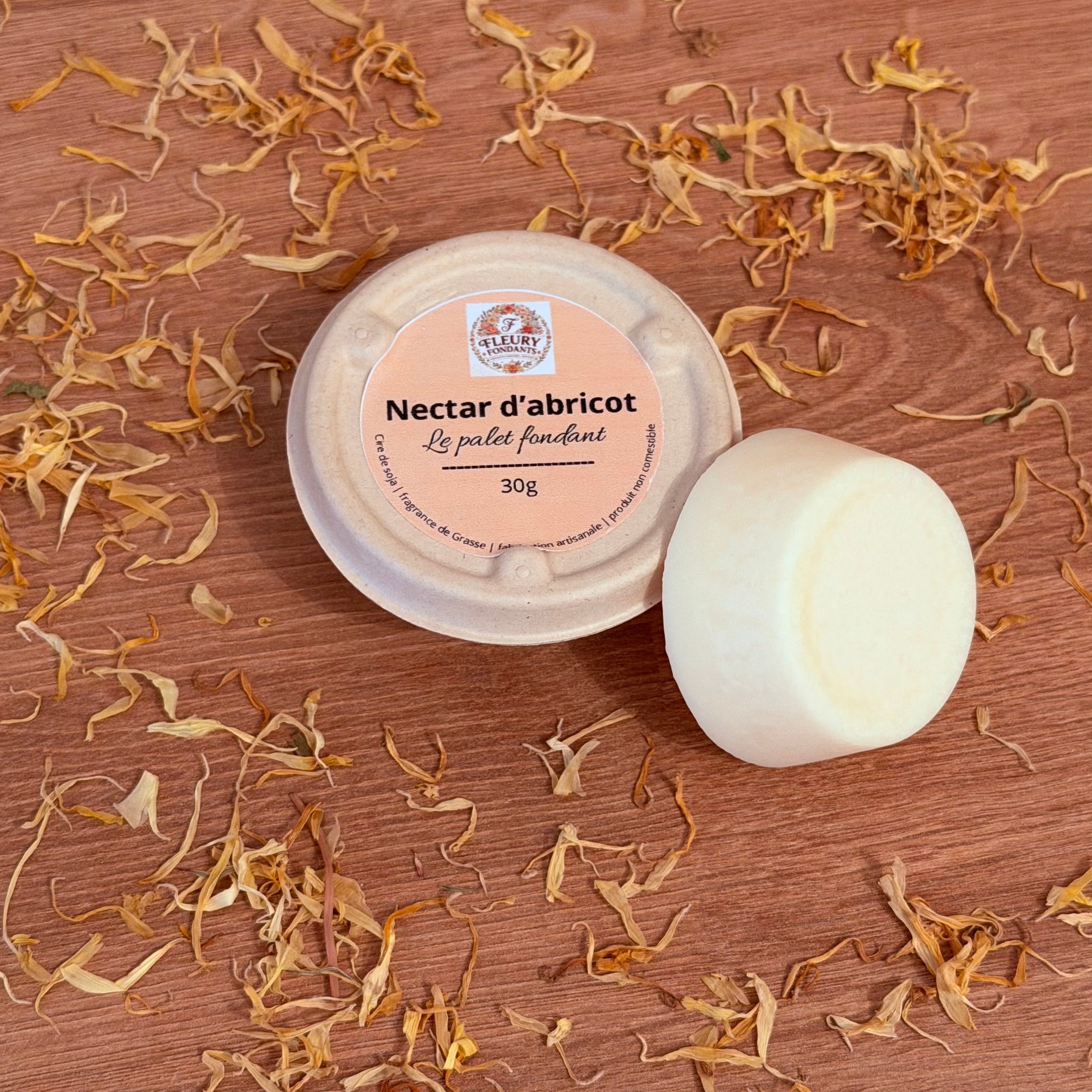 Le palet fondant - Nectar d’abricot