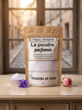 Poudre d’aspirateur parfumée - Violette et rose 50g