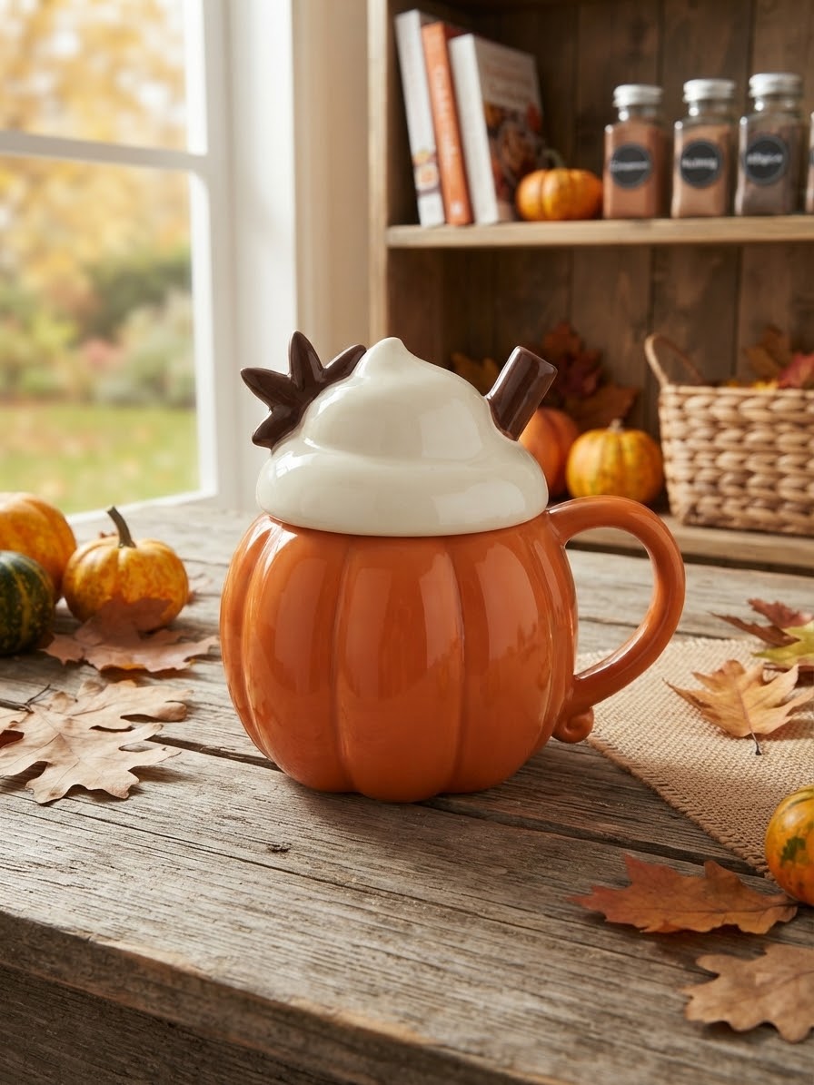 Bougie Mug - Citrouille vanillé