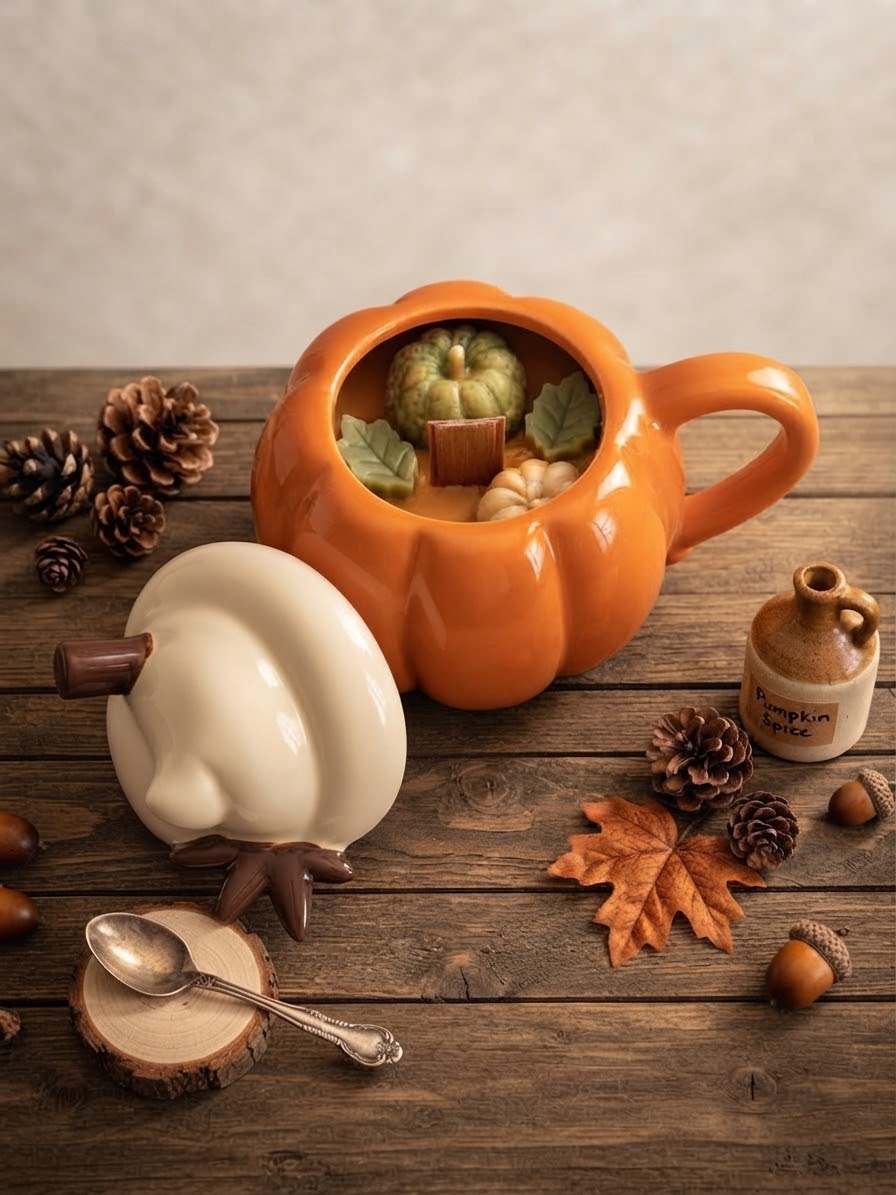 Bougie Mug - Citrouille vanillé