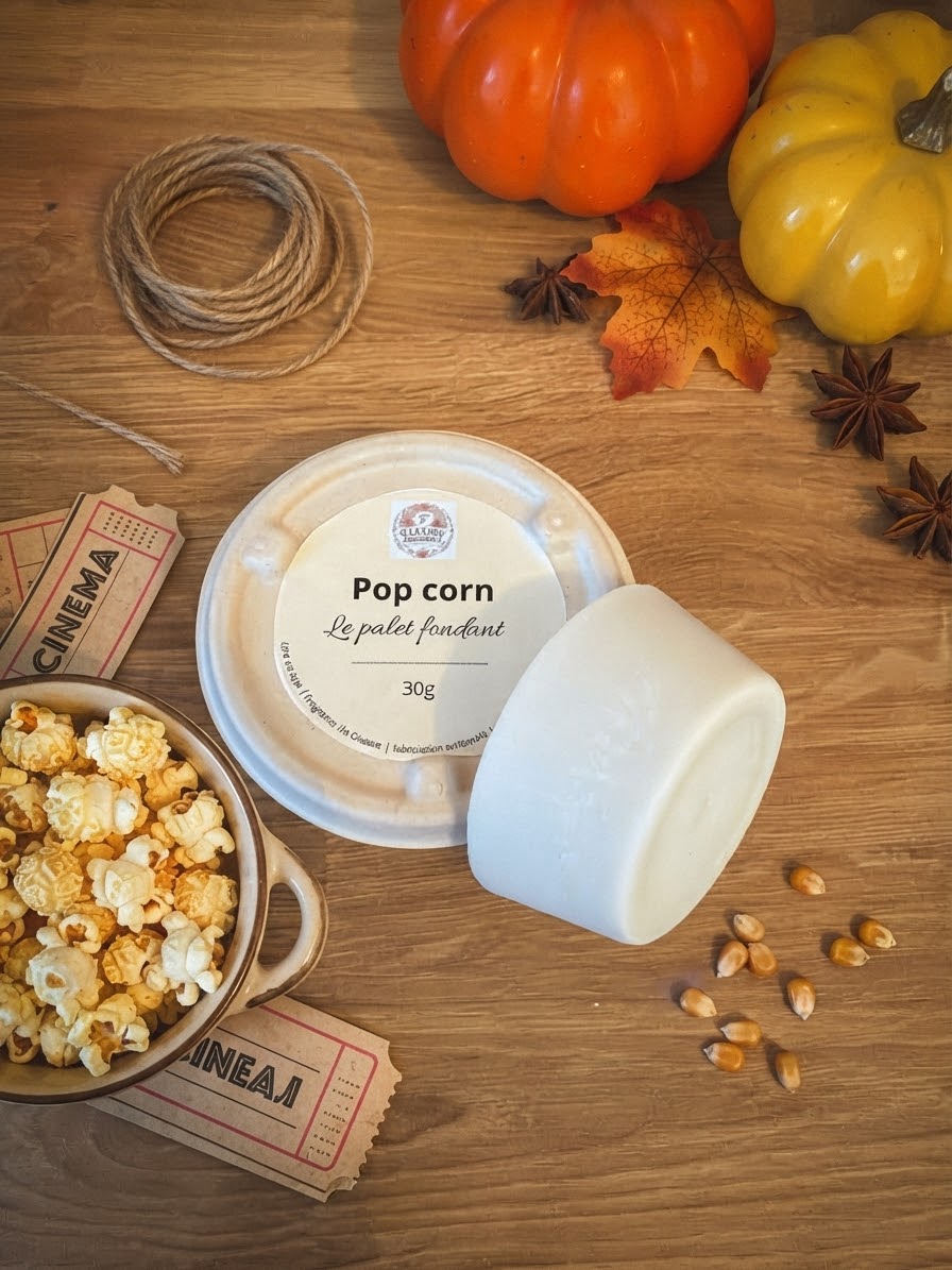 Le palet fondant - Pop corn