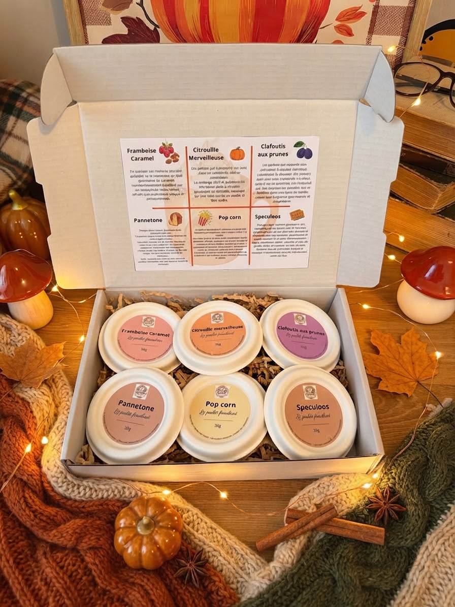 Coffret fondants parfumées - Les douceurs d’Automne