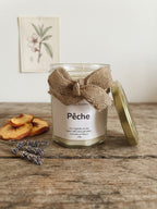 Pêche - Bougie parfumée