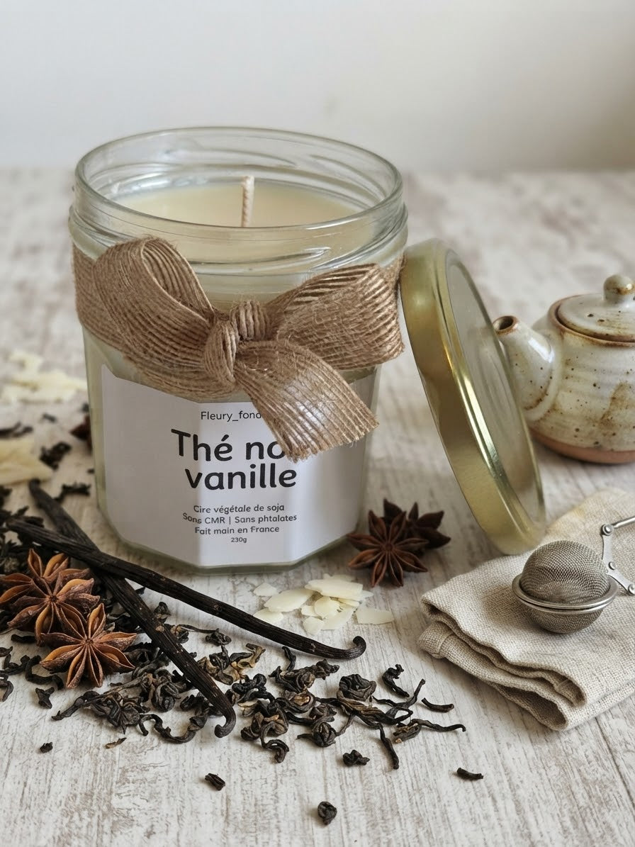 Thé noir vanille - Bougie parfumée