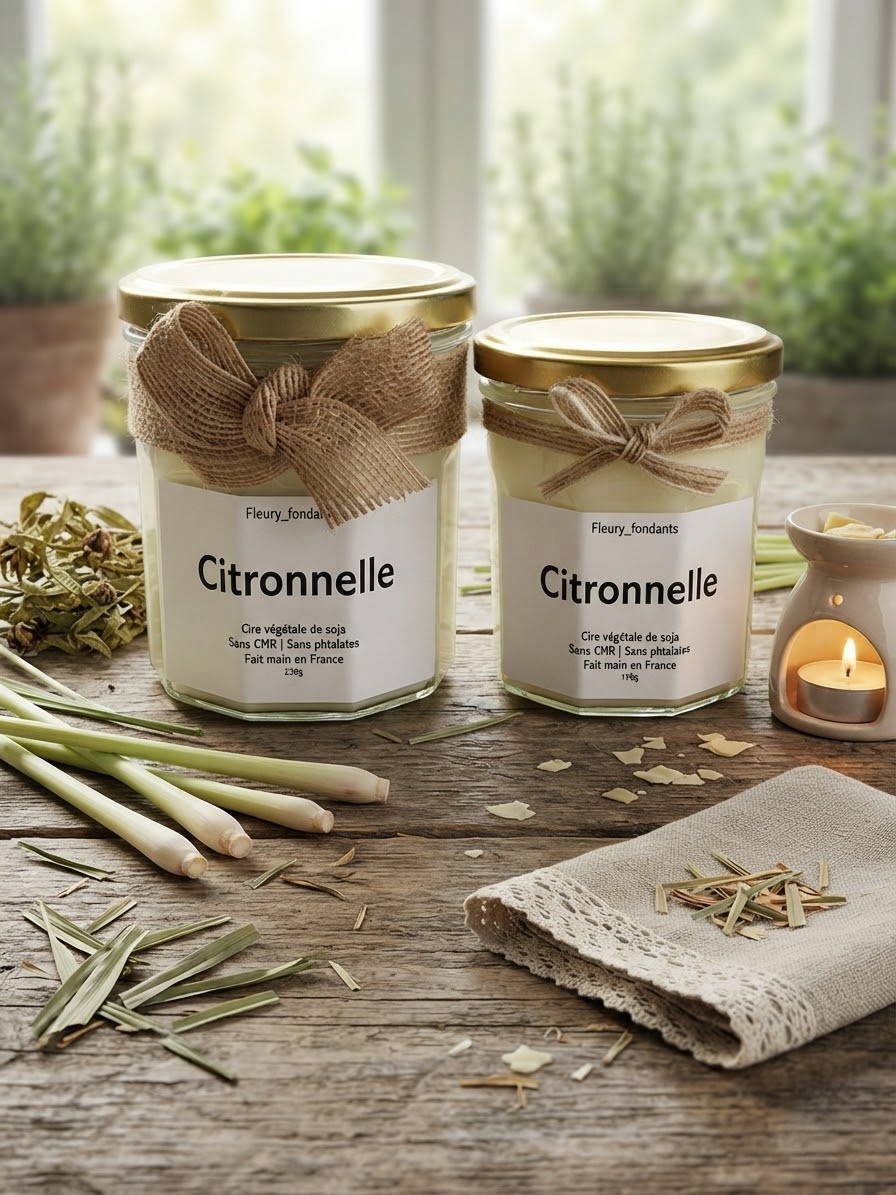 Citronnelle - Bougie parfumée