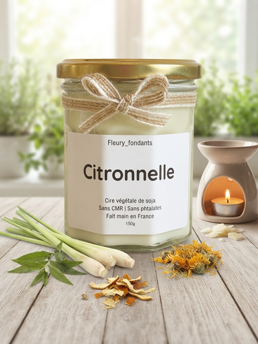 Citronnelle - Bougie parfumée