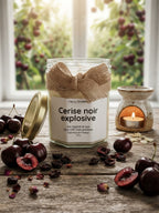 cerise noir explosive - Bougie parfumée