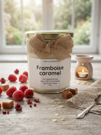 Framboise caramel - Bougie parfumée