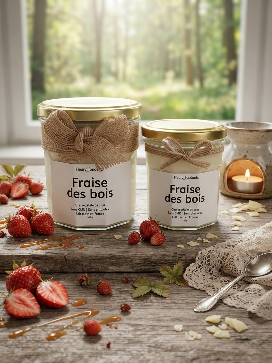 Fraise des bois - Bougie parfumée