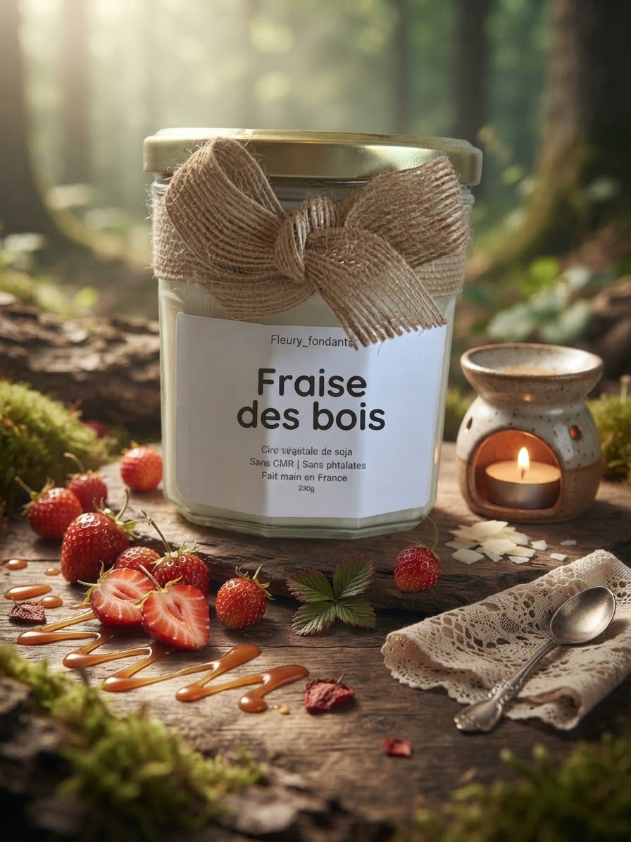 Fraise des bois - Bougie parfumée