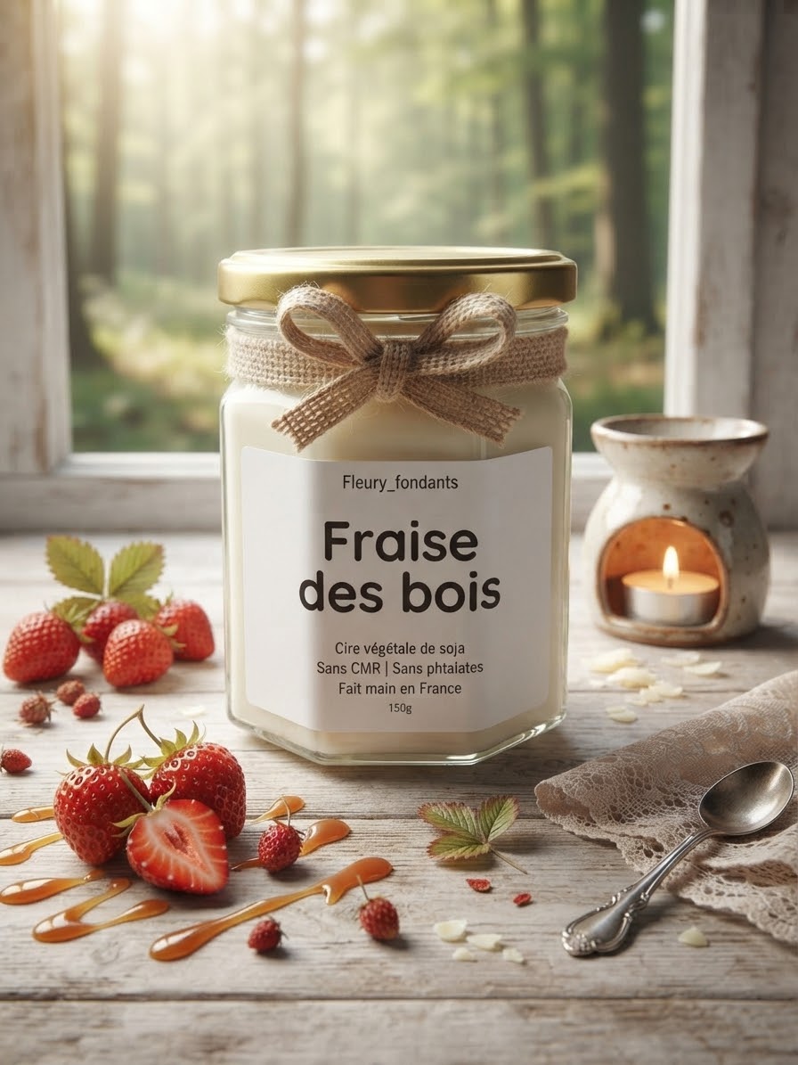 Fraise des bois - Bougie parfumée