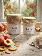 Pêche - Bougie parfumée